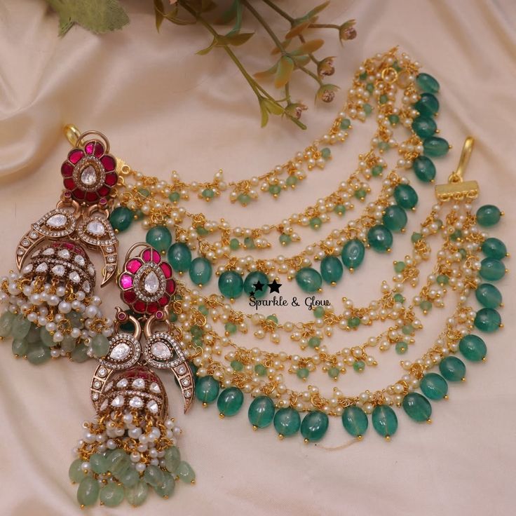 Buy One AD Necklace Get Inspired Jhumka Free